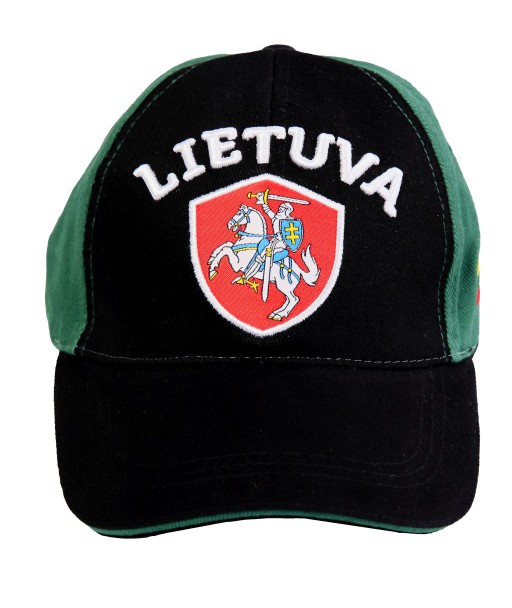 Kepurė su iškiliu užrašu Lietuva ir Vyčiu